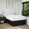 Image de vidaXL Cadre de lit sans matelas noir 120x190 cm tissu