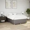 Image de vidaXL Cadre de lit sans matelas taupe 140x190 cm tissu