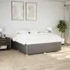 Image de vidaXL Cadre de lit sans matelas taupe 180x200 cm tissu