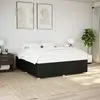 Image de vidaXL Cadre de lit sans matelas noir 200x200 cm tissu