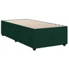 Image de vidaXL Cadre de lit sans matelas vert foncé 90x200 cm velours