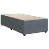 Image de vidaXL Cadre de lit sans matelas gris foncé 100x200 cm velours