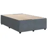 Image de vidaXL Cadre de lit sans matelas gris foncé 120x190 cm velours