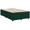 Image de vidaXL Cadre de lit sans matelas vert foncé 120x190 cm velours