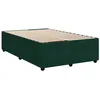 Image de vidaXL Cadre de lit sans matelas vert foncé 120x200 cm velours