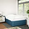 Image de vidaXL Cadre de lit sans matelas bleu 120x200 cm velours