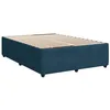 Image de vidaXL Cadre de lit sans matelas bleu 140x200 cm velours