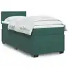 Image de vidaXL Sommier à lattes de lit avec matelas Vert foncé 90x200 cm