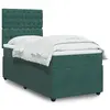 Image de vidaXL Sommier à lattes de lit avec matelas Vert foncé 100x200 cm
