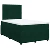 Image de vidaXL Boxspring met matras fluweel donkergroen 120x190 cm