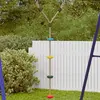 Image de vidaXL Balançoire à câble à disque d'enfants et 4 marches multicolore