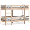Image de vidaXL Lit superposé sans matelas 90x200 cm bois de pin massif