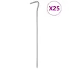 Image de vidaXL Piquets de tente 25 pcs 23 cm Ø5 mm acier galvanisé