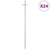 Image de vidaXL Piquets de tente 24 pcs 29,5 cm Ø6 mm acier galvanisé