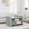 Image de vidaXL Table basse sonoma gris 80x50x50 cm bois d'ingénierie