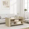 Image de vidaXL Table basse chêne sonoma 100x50x50 cm bois d'ingénierie