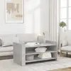 Image de vidaXL Table basse gris béton 100x50x50 cm bois d'ingénierie