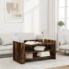 Image de vidaXL Table basse chêne fumé 100x50x50 cm bois d'ingénierie