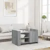 Image de vidaXL Table basse sonoma gris 80x50x50 cm Bois d'ingénierie