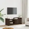 Image de vidaXL Meuble TV Chêne marron 100x35x40 cm Bois d'ingénierie