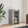 Image de vidaXL Buffet gris béton 45x35x75 cm Bois d'ingénierie