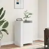 Image de vidaXL Buffet blanc 45x35x75 cm bois d'ingénierie