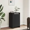 Image de vidaXL Buffet noir 45x35x75 cm bois d’ingénierie