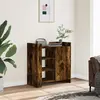 Image de vidaXL Buffet chêne fumé 73,5x35x75 cm bois d'ingénierie