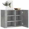 Image de vidaXL Armoire murale gris béton 75x35x60 cm bois d'ingénierie