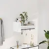 Image de vidaXL Étagère murale blanc 70,5x35x30,5 cm bois d'ingénierie