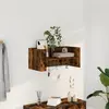 Image de vidaXL Étagère murale chêne fumé 70,5x35x30,5 cm bois d'ingénierie
