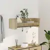 Image de vidaXL Étagère murale chêne sonoma 100x35x30,5 cm bois d'ingénierie