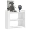 Image de vidaXL Table console blanc 100x35x90 cm bois d ingénierie