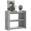Image de vidaXL Table console gris béton 100x35x90 cm bois d'ingénierie