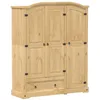 Image de vidaXL Garde-robe Corona 151,5x52x186 cm bois de pin massif