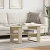 Image de vidaXL Table basse chêne sonoma 102x55x42 cm bois d'ingénierie