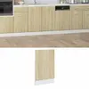 Image de vidaXL Panneau de lave-vaisselle Chêne Sonoma 45 x 3 x 67 cm Bois d'ingénierie