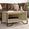 Image de vidaXL Table basse chêne sonoma 75x51x40 cm bois d'ingénierie