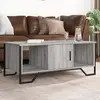 Image de vidaXL Table basse sonoma gris 100x51x40 cm bois d'ingénierie