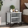 Image de vidaXL Tables de chevet 2 pcs sonoma gris 40x30x40cm bois d'ingénierie