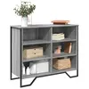 Image de vidaXL Buffet sonoma gris 91x35,5x74,5 cm bois d'ingénierie