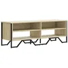 Image de vidaXL Meuble TV chêne sonoma 122x34x41 cm bois d'ingénierie