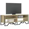 Image de vidaXL Meuble TV chêne sonoma 122x34x41 cm bois d'ingénierie