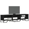 Image de vidaXL Meuble TV noir 180x34x41 cm bois d'ingénierie