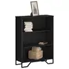 Image de vidaXL Bibliothèque noir 80x31x106 cm bois d'ingénierie