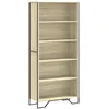 Image de vidaXL Boekenkast 80x31x169 cm bewerkt hout sonoma eikenkleurig