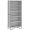 Image de vidaXL Boekenkast 80x31x169 cm bewerkt hout grijs sonoma eikenkleurig