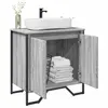 Image de vidaXL Armoire lavabo de salle de bain sonoma gris 60x35x60 cm