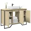 Image de vidaXL Armoire lavabo de salle de bain chêne sonoma 91x35x60 cm