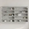 Image de vidaXL Armoire à vitrine gris béton 100x15x58 cm bois d'ingénierie